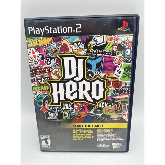 Dj Hero PS2 Playstation 2 Game - Picture 1 of 6